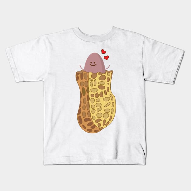 Peanut baby birth Kids T-Shirt by spontania